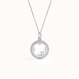 Clover Cut Out Pendant Necklace