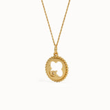 Clover Cut Out Pendant Necklace