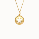 Star Cut Out Pendant Necklace - BRENNMORE 