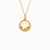 Star Cut Out Pendant Necklace - BRENNMORE 