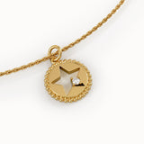 Star Cut Out Pendant Necklace - BRENNMORE 