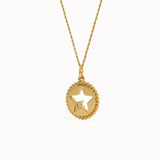 Star Cut Out Pendant Necklace - BRENNMORE 