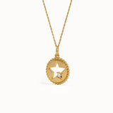 Star Cut Out Pendant Necklace - BRENNMORE 