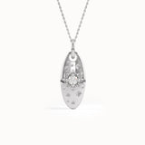 Oval Northstar Celestial Pendant - BRENNMORE 