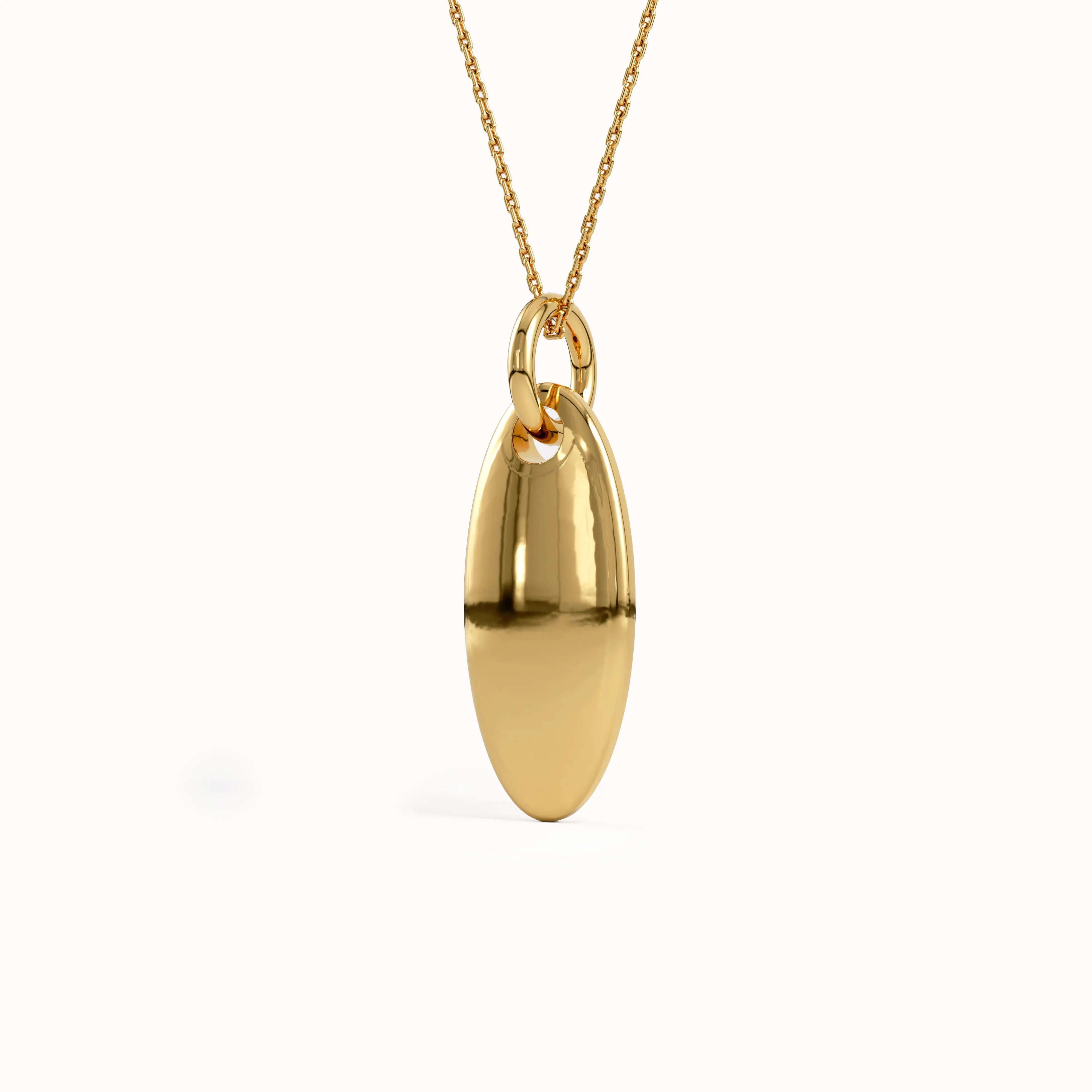 Oval Northstar Celestial Pendant - BRENNMORE 