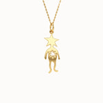 Star Boy Gold Pendant Necklace - BRENNMORE 