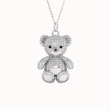 Gold Teddy Bear Pendant Necklace - BRENNMORE 