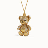 Teddy Bear Gold Pendant - BRENNMORE 