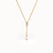 Pearl Lariat Necklace for Women - BRENNMORE 