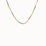 Mixed Gold Beaded Necklace for Women - BRENNMORE 