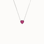 Heart Family Birthstone Necklace - BRENNMORE 