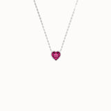 Heart Family Birthstone Necklace - BRENNMORE 