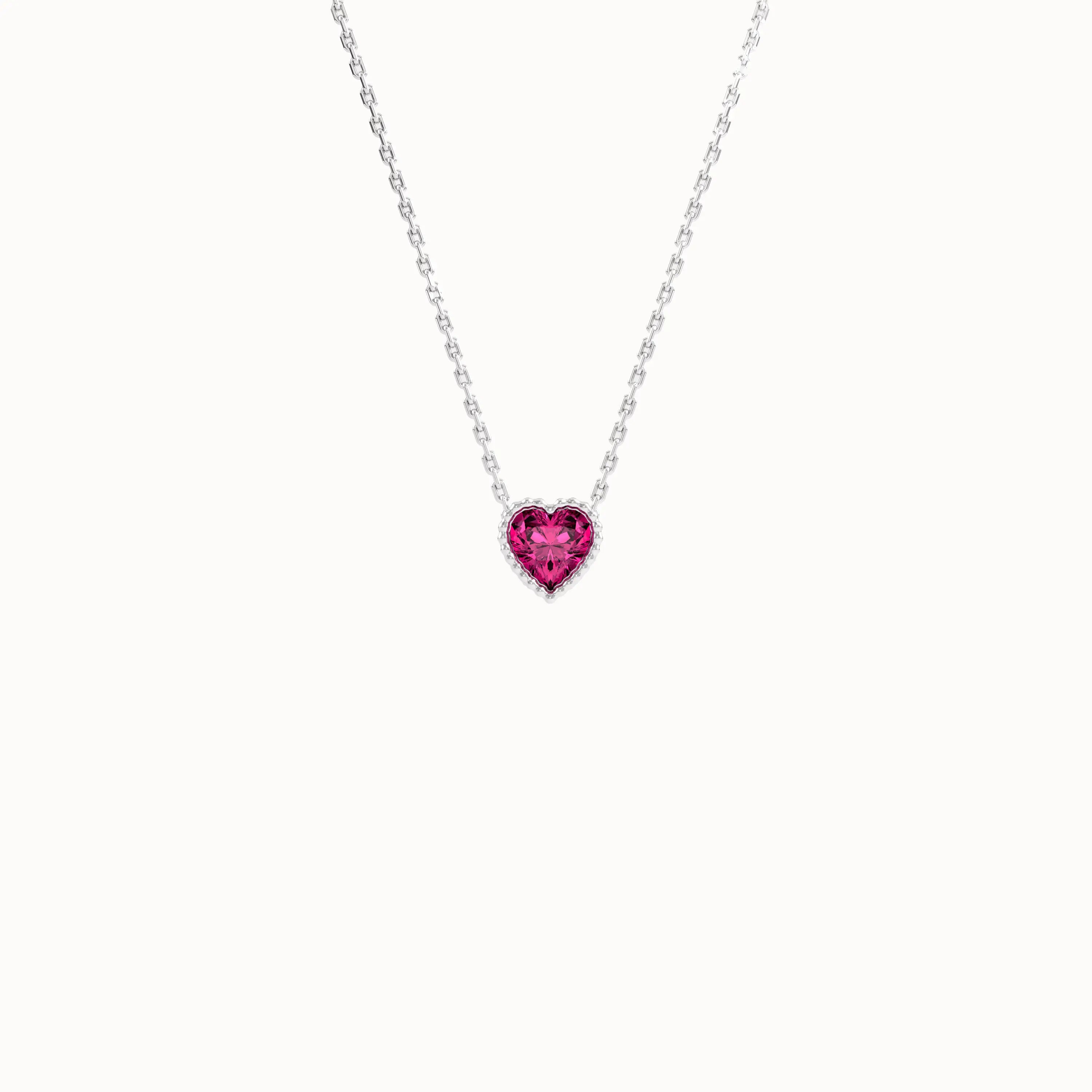 Heart Family Birthstone Necklace - BRENNMORE 