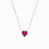 Heart Family Birthstone Necklace - BRENNMORE 
