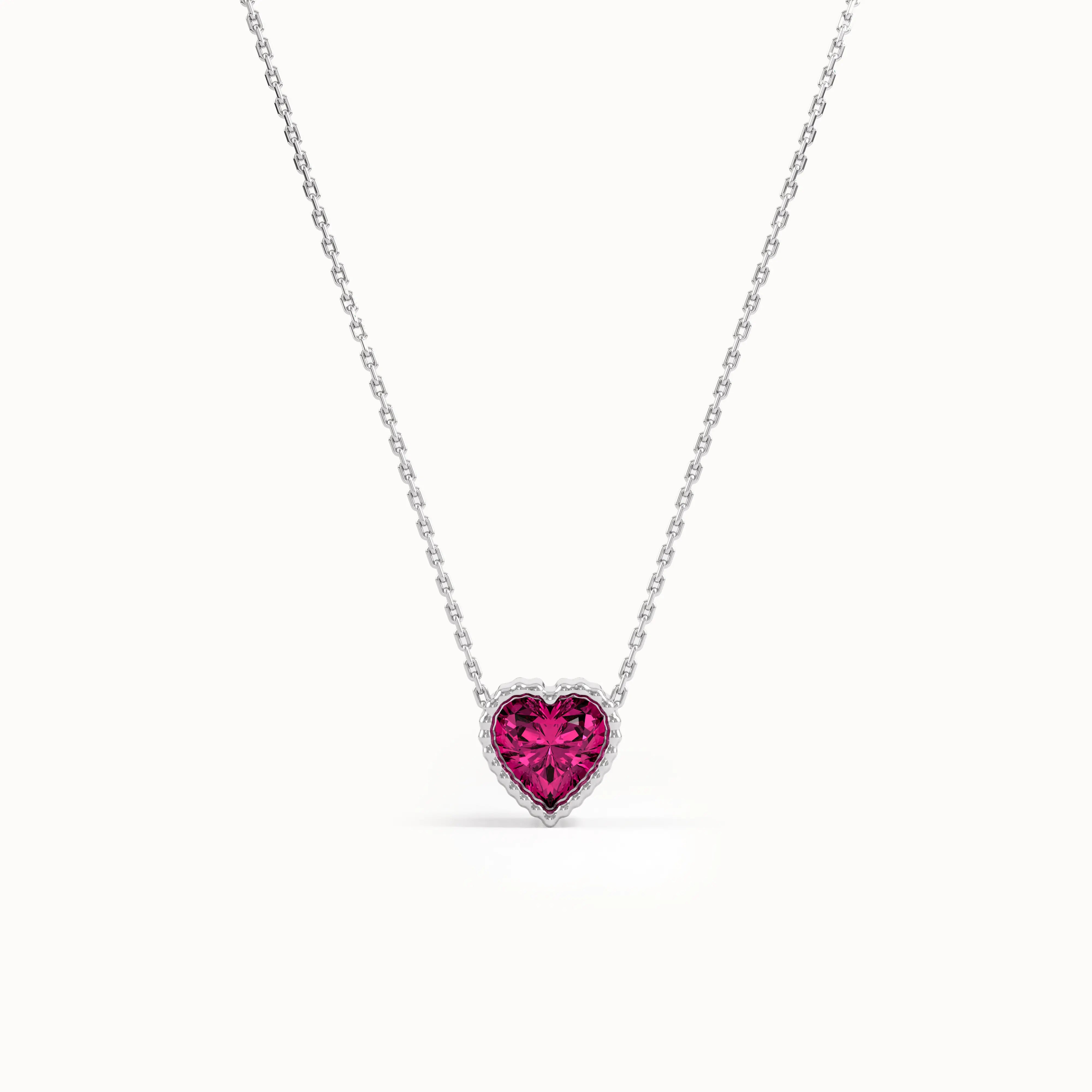 Heart Family Birthstone Necklace - BRENNMORE 