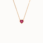 Heart Family Birthstone Necklace - BRENNMORE 