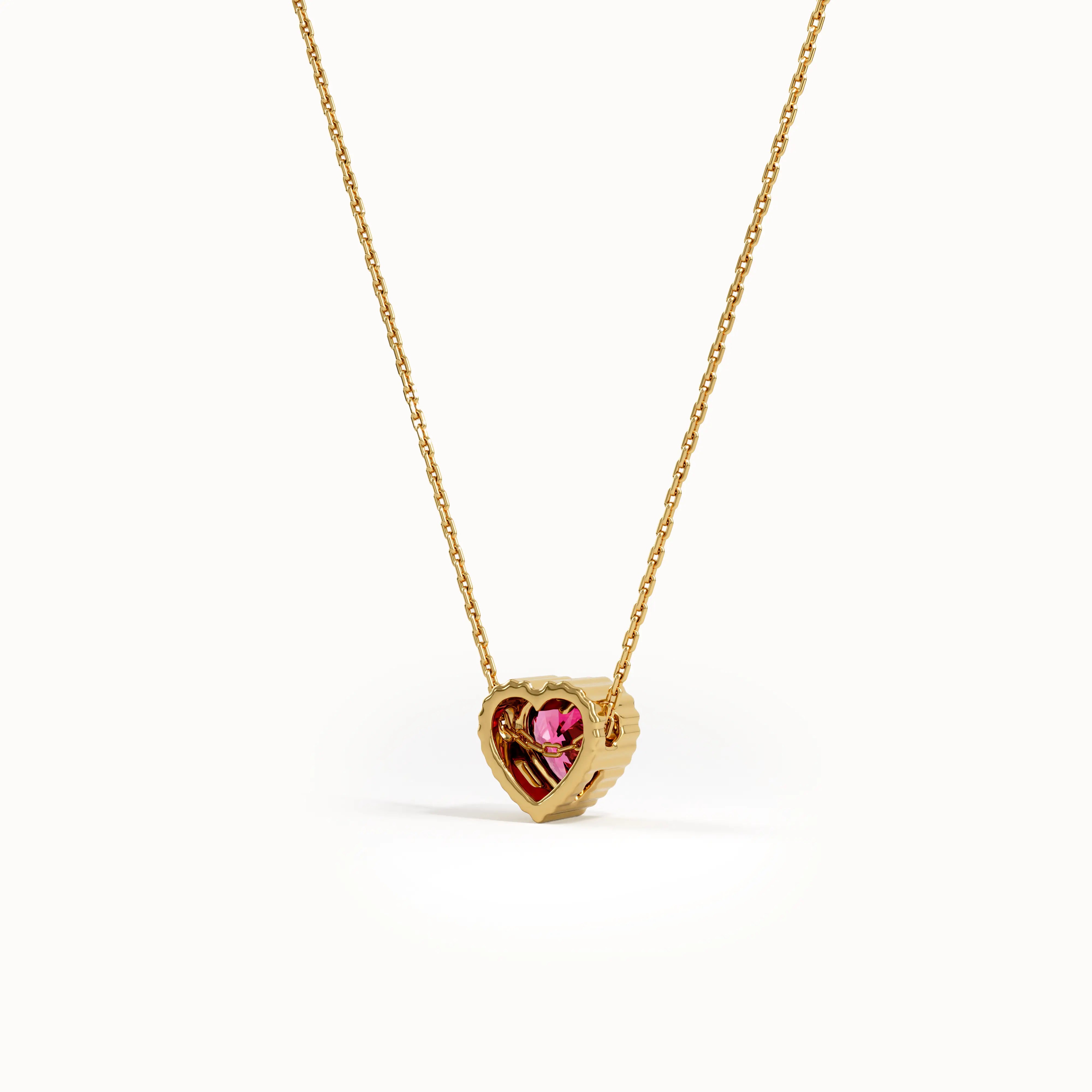 Heart Family Birthstone Necklace - BRENNMORE 