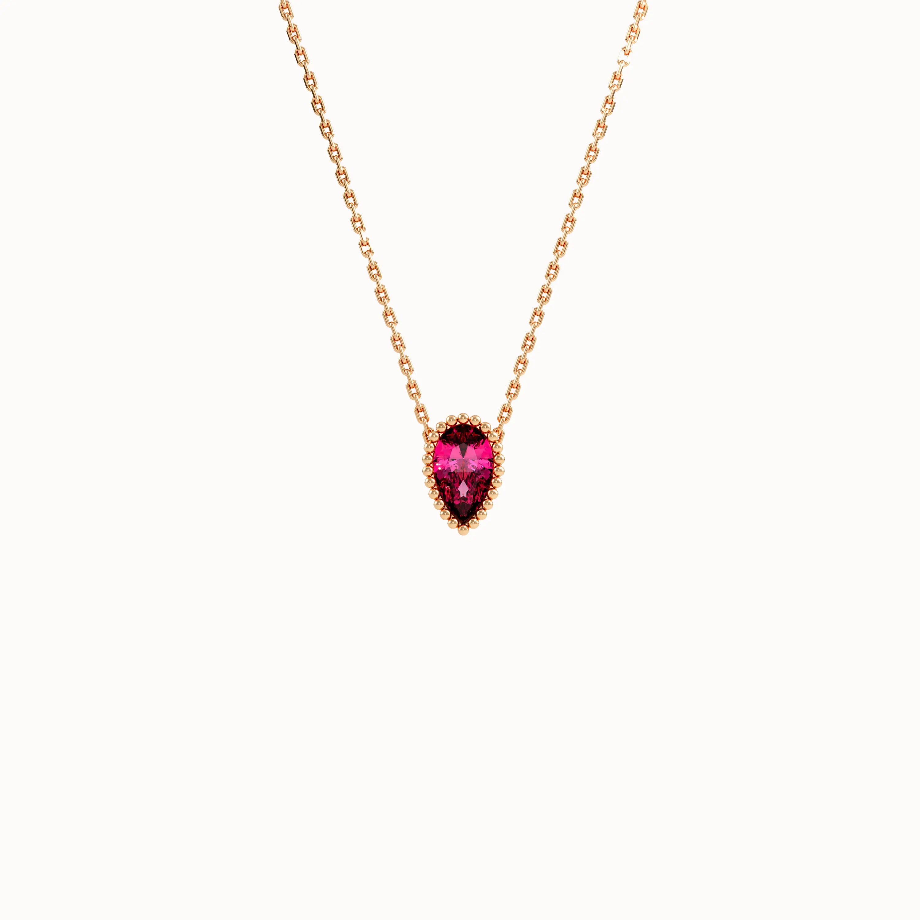 Pear Family Birthstone Necklace - BRENNMORE 