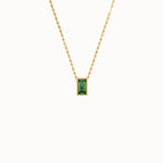 Baguette Family Birthstone Necklace - BRENNMORE 