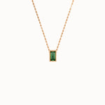 Baguette Family Birthstone Necklace - BRENNMORE 