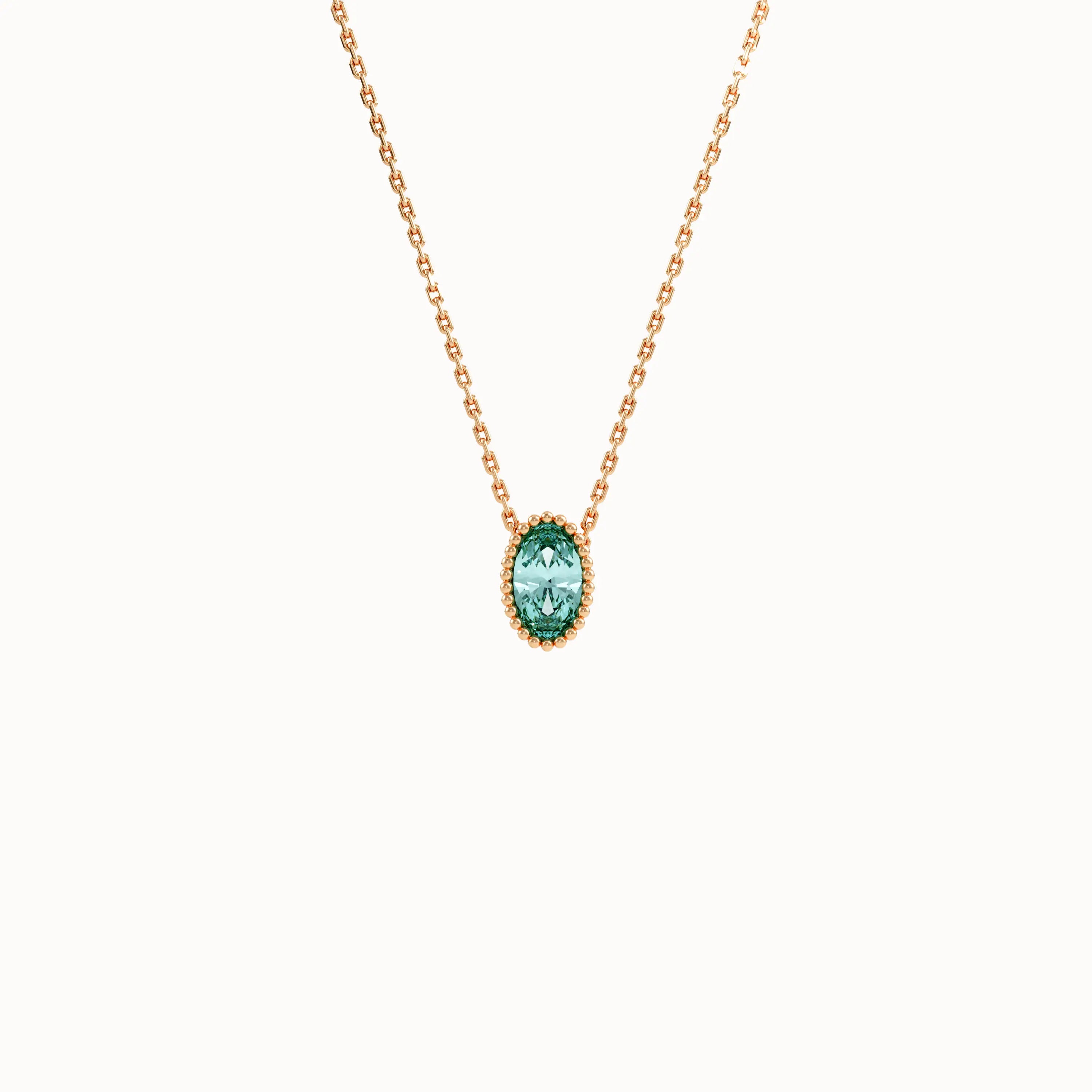 Oval Family Birthstone Necklace - BRENNMORE 