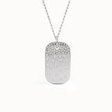 Pave Lab Diamond Pendant Necklace - BRENNMORE 