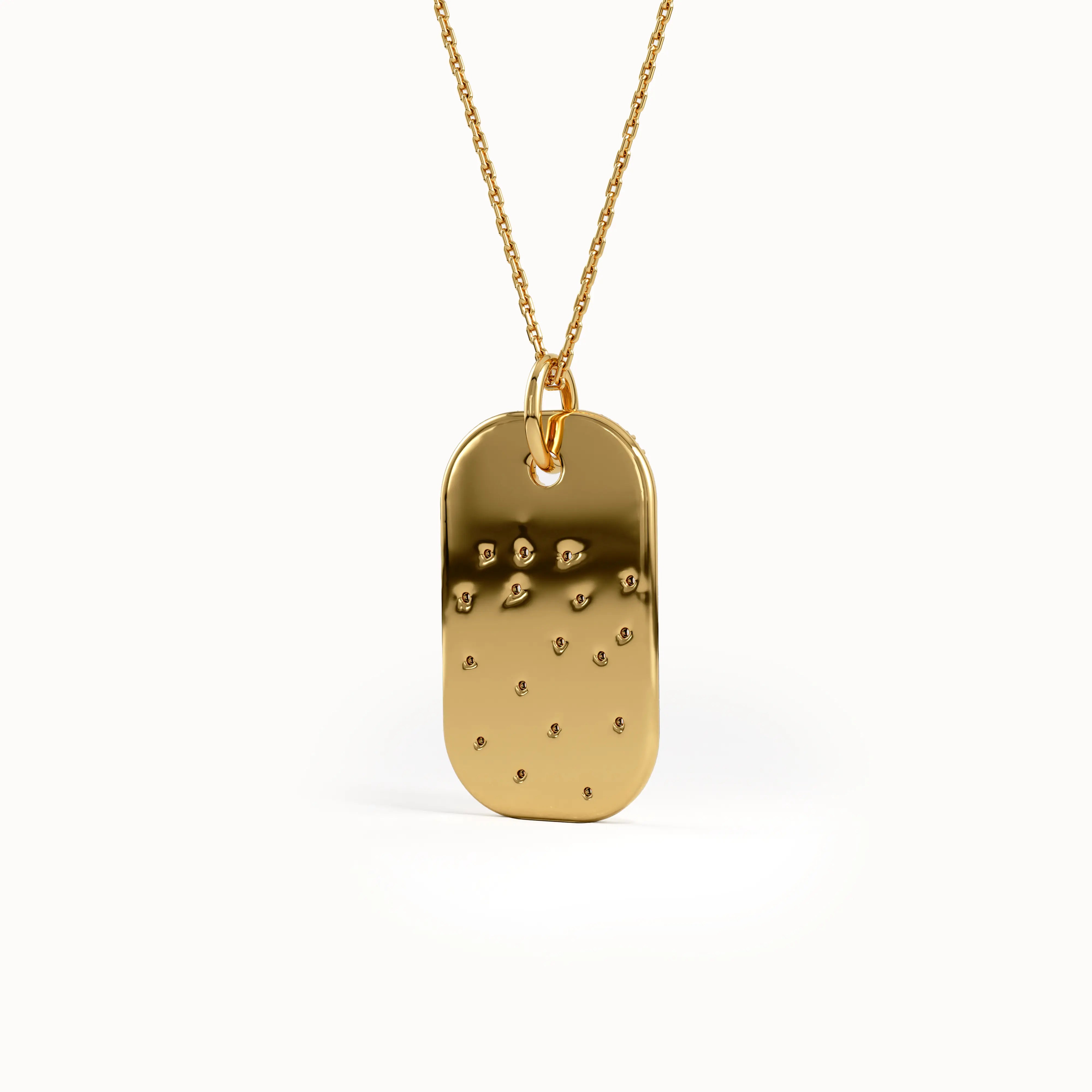Pave Lab Diamond Pendant Necklace - BRENNMORE 