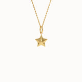 Puffy Star Pendant Necklace for Women - BRENNMORE 
