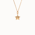 Puffy Star Pendant Necklace for Women - BRENNMORE 