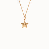 Puffy Star Pendant Necklace for Women - BRENNMORE 