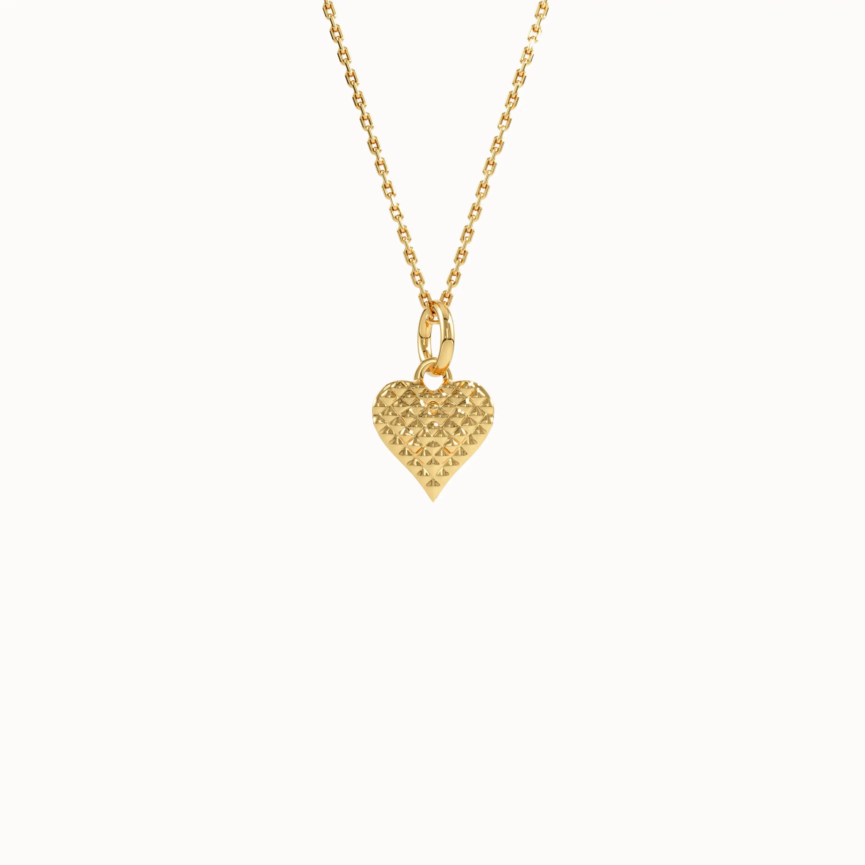 Tiny Heart Pendant Necklace for Women - BRENNMORE 