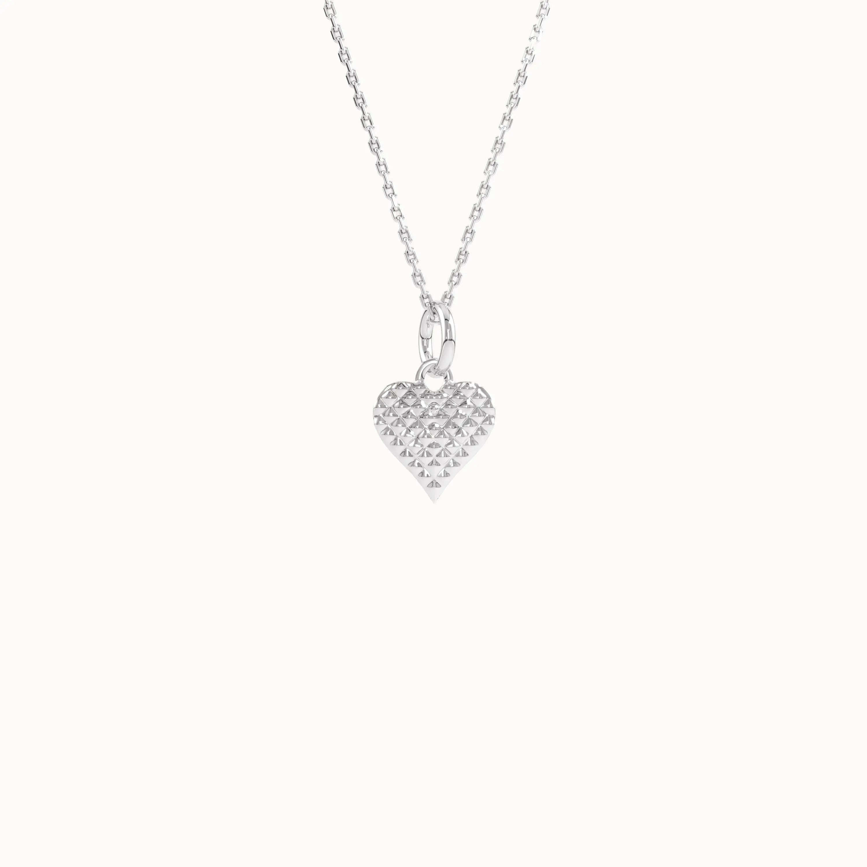 Tiny Heart Pendant Necklace for Women - BRENNMORE 
