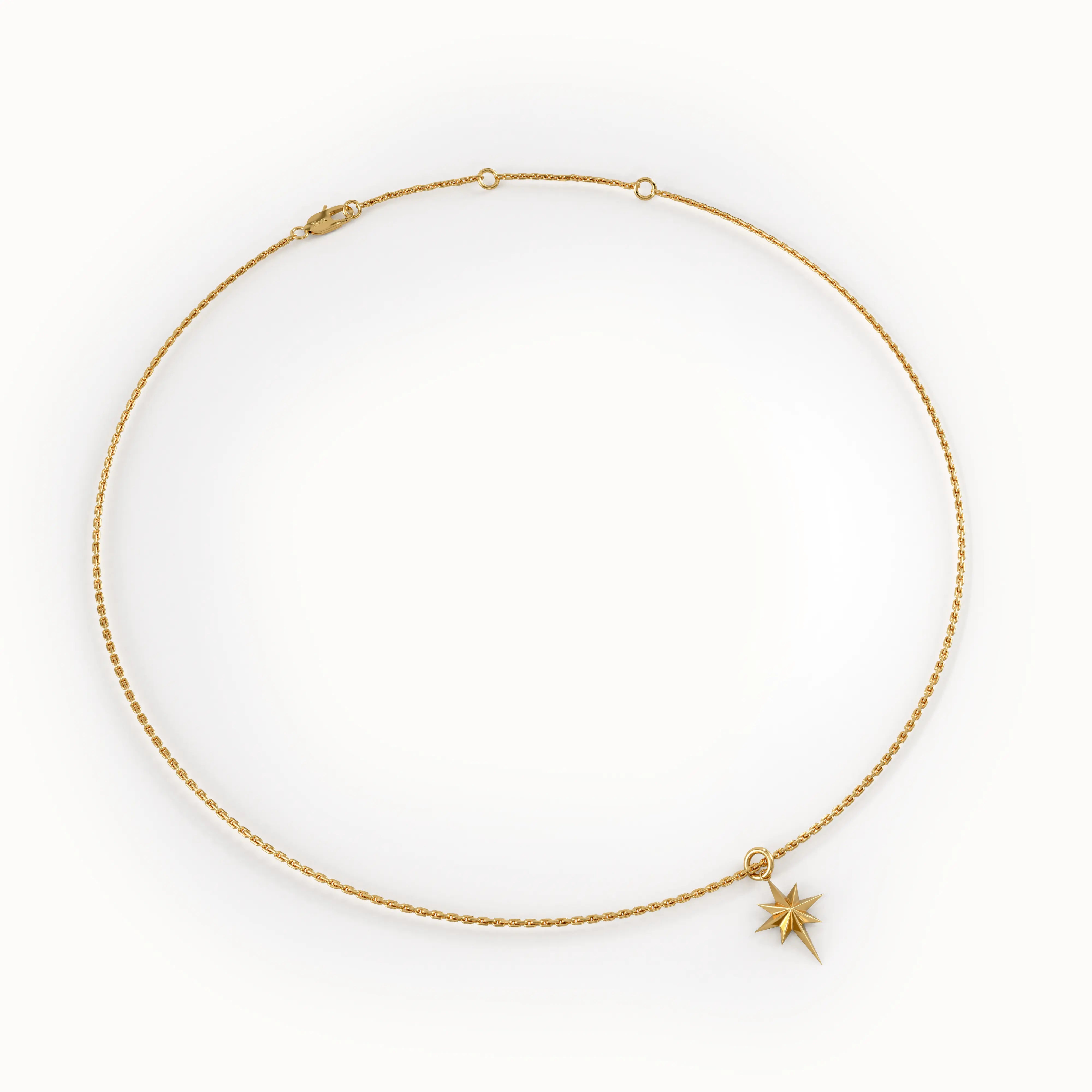 North Star Pendant Necklace for Women - BRENNMORE 