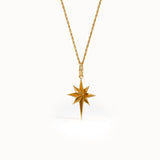North Star Pendant Necklace for Women - BRENNMORE 