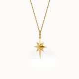 North Star Pendant Necklace for Women - BRENNMORE 