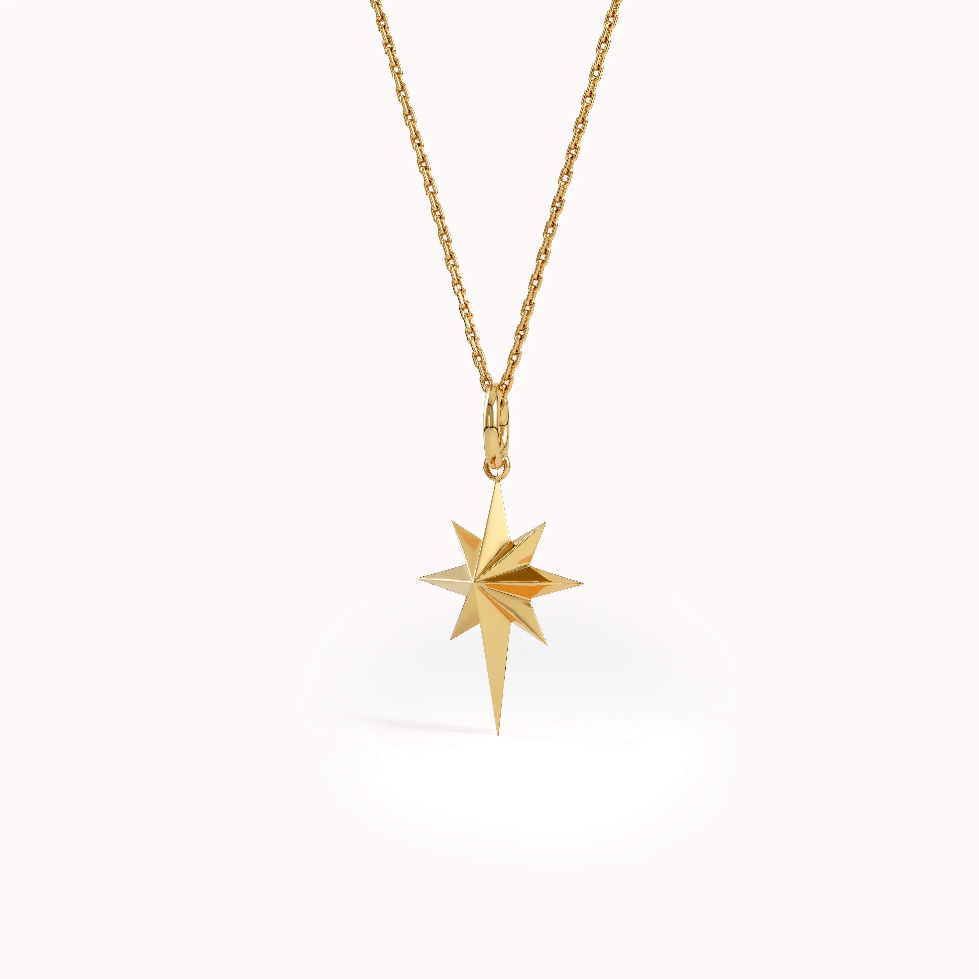 North Star Pendant Necklace for Women - BRENNMORE 
