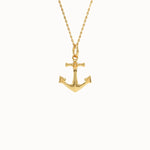 Anchor Pendant Necklace for Women - BRENNMORE 