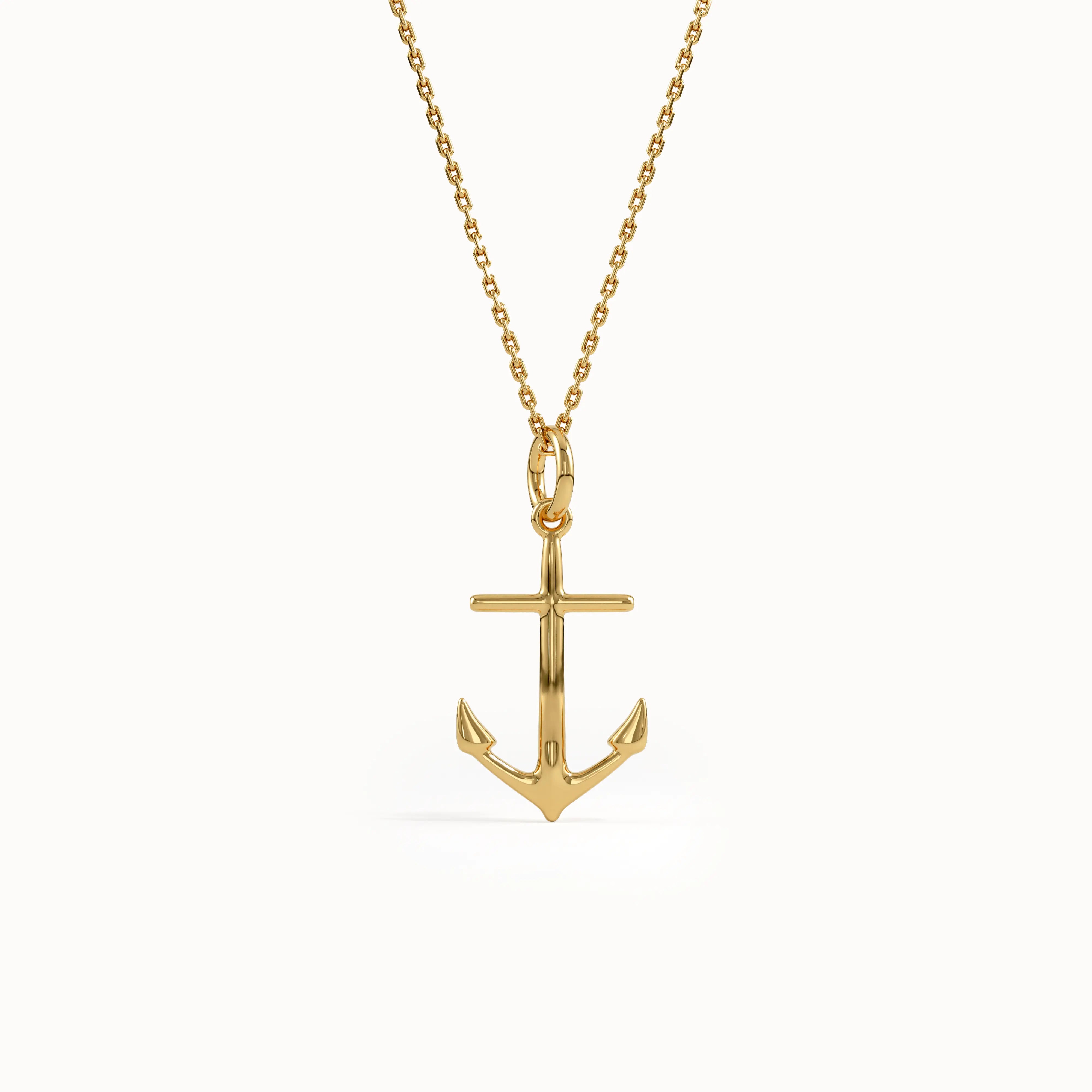 Anchor Pendant Necklace for Women - BRENNMORE 