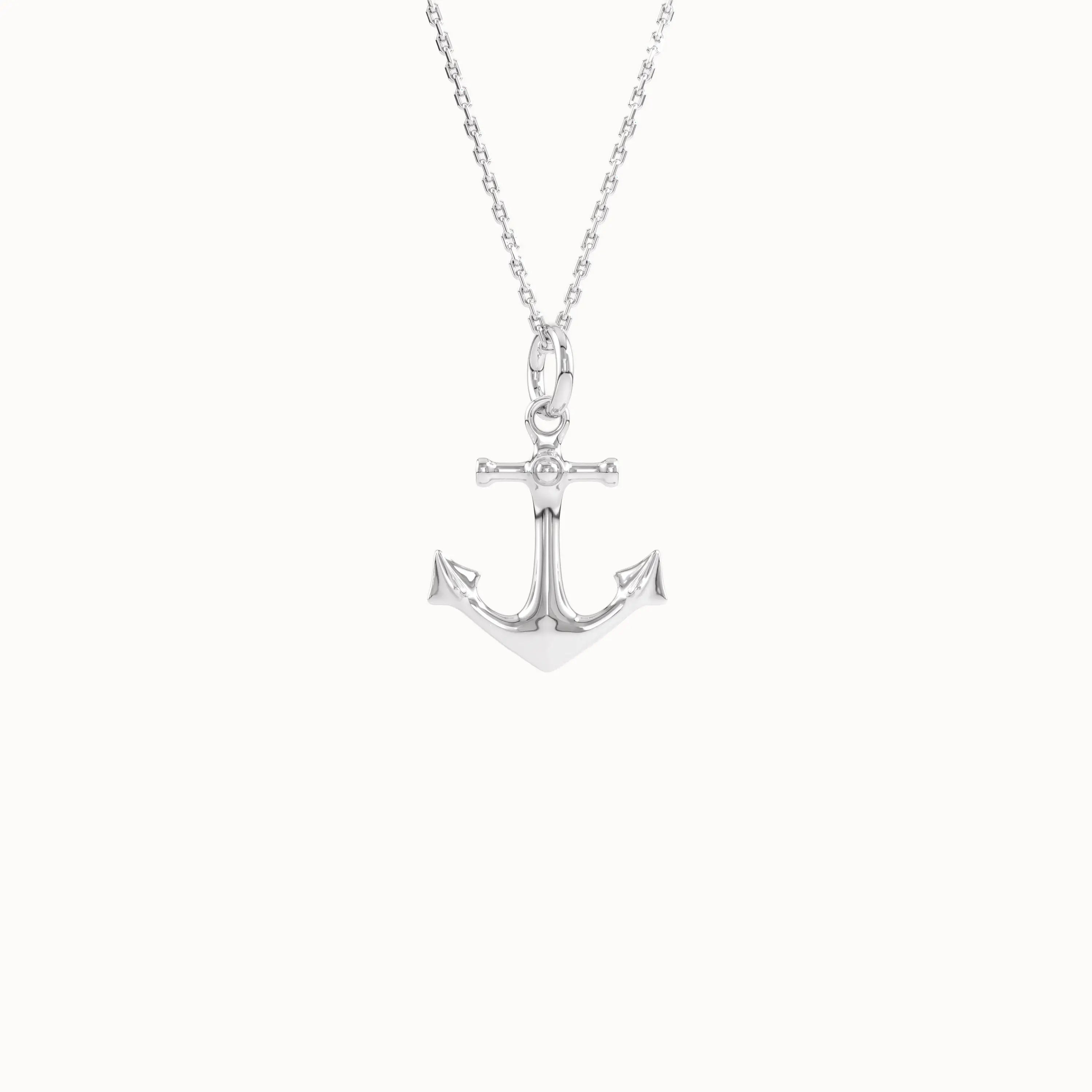 Anchor Pendant Necklace for Women - BRENNMORE 