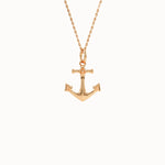 Anchor Pendant Necklace for Women - BRENNMORE 