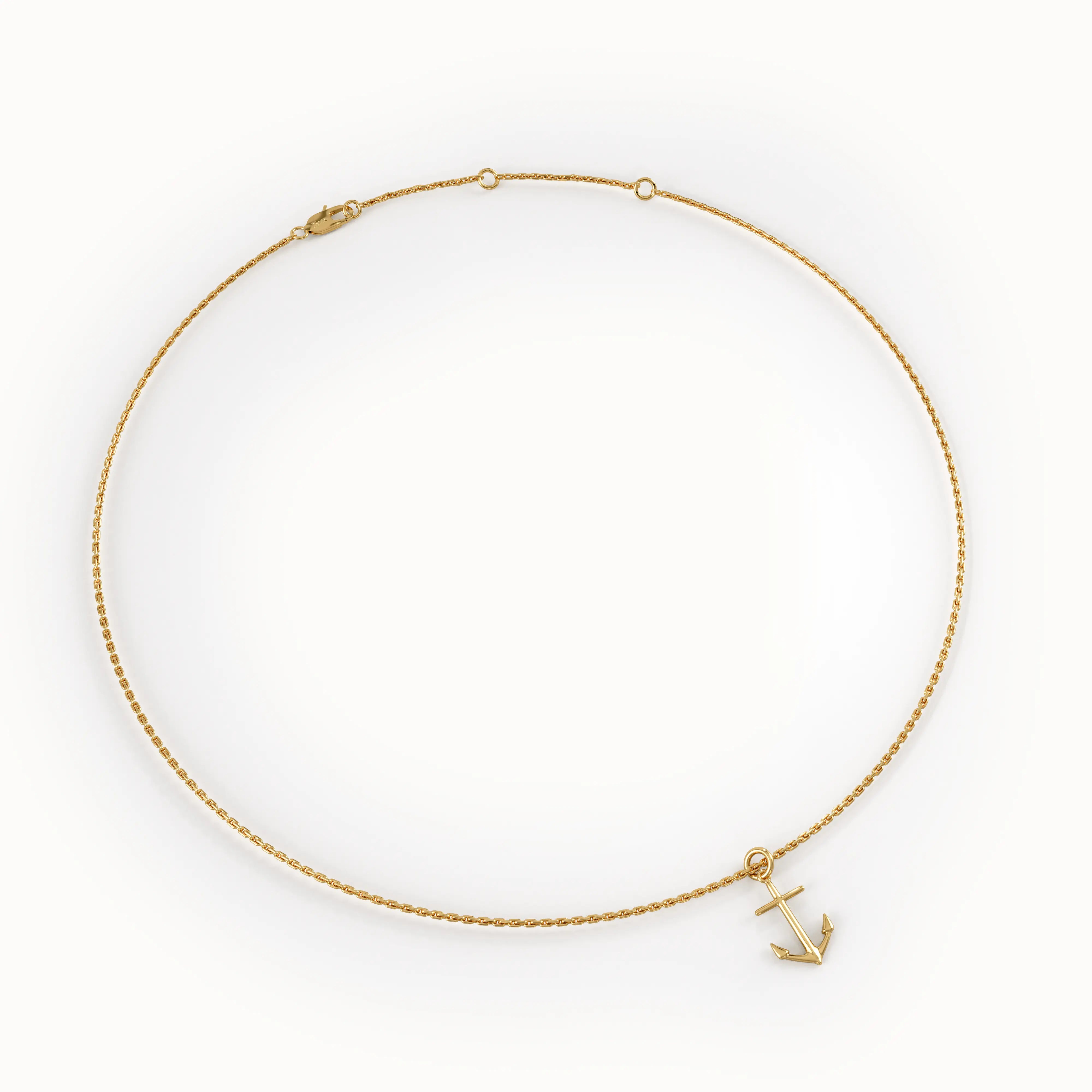 Anchor Pendant Necklace for Women - BRENNMORE 