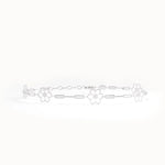 14k Gold Flower Chain Bracelet - BRENNMORE 