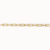 Slim Link Chain Bracelet in 14K Gold - BRENNMORE