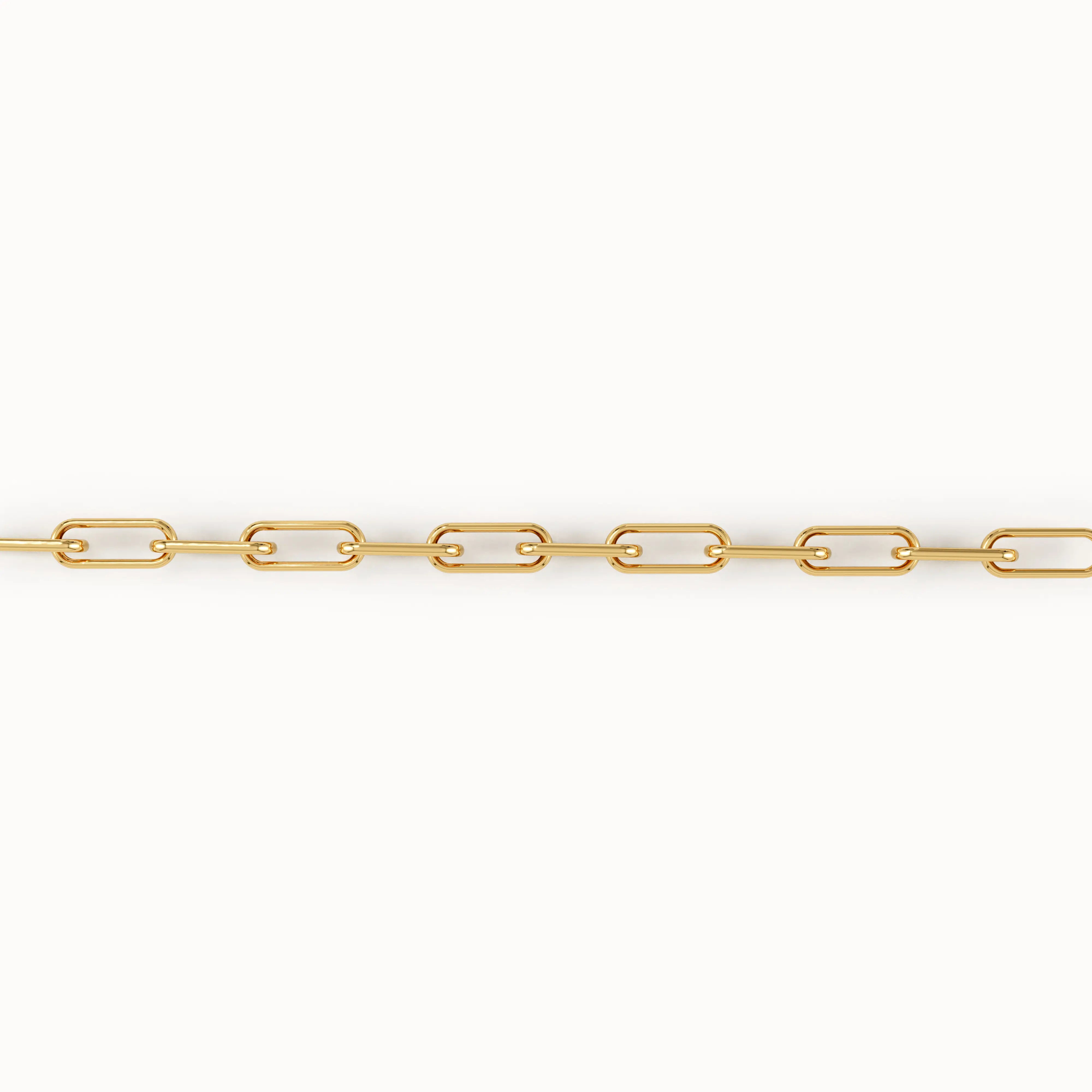 Slim Link Chain Bracelet in 14K Gold - BRENNMORE