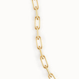 Slim Link Chain Bracelet in 14K Gold - BRENNMORE