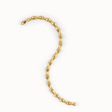Bone Bracelet in Gold with Bold Design - BRENNMORE