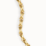 Bone Bracelet in Gold with Bold Design - BRENNMORE