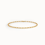 Gold Rolo Chain Bracelet - BRENNMORE