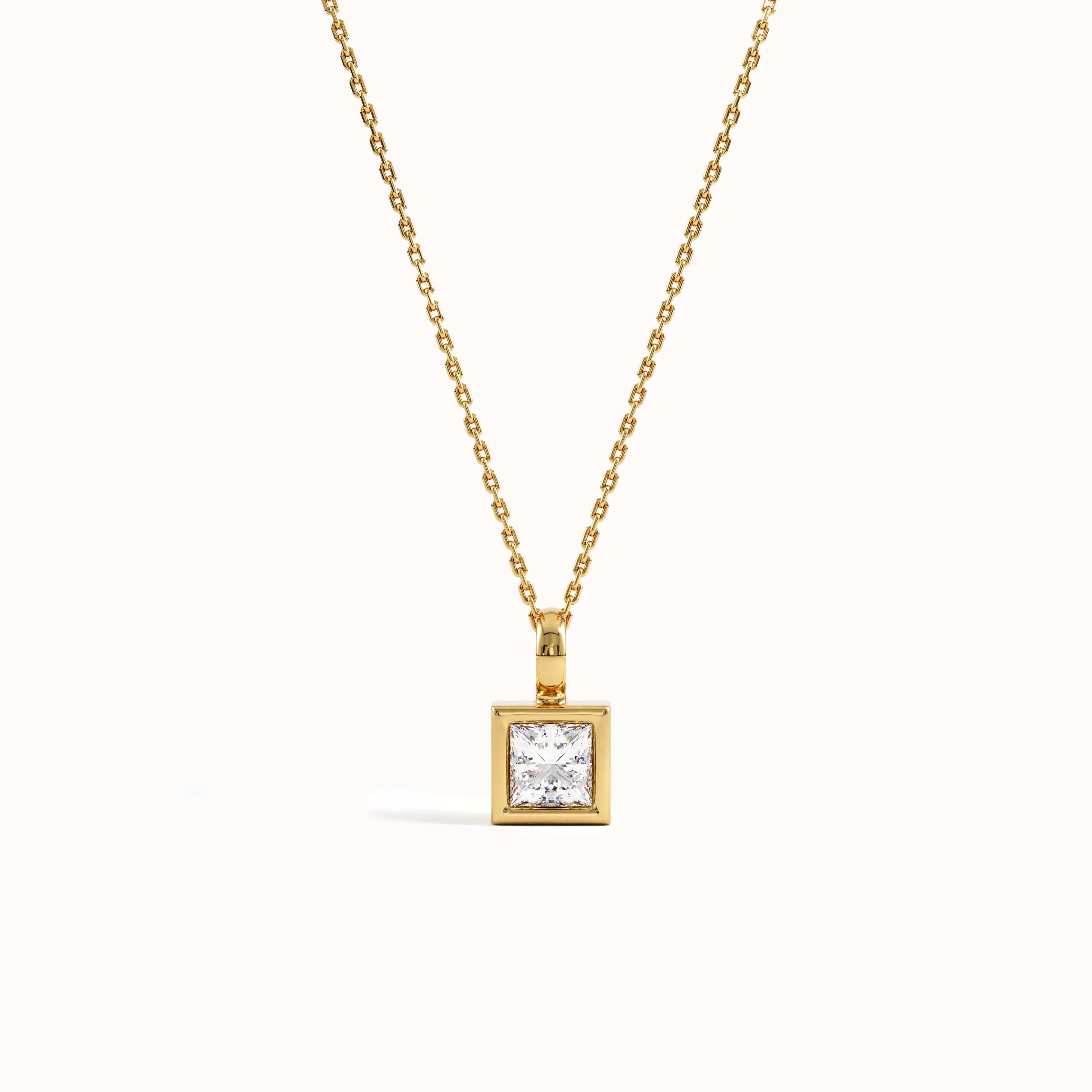 Princess Solitaire Necklace My Store