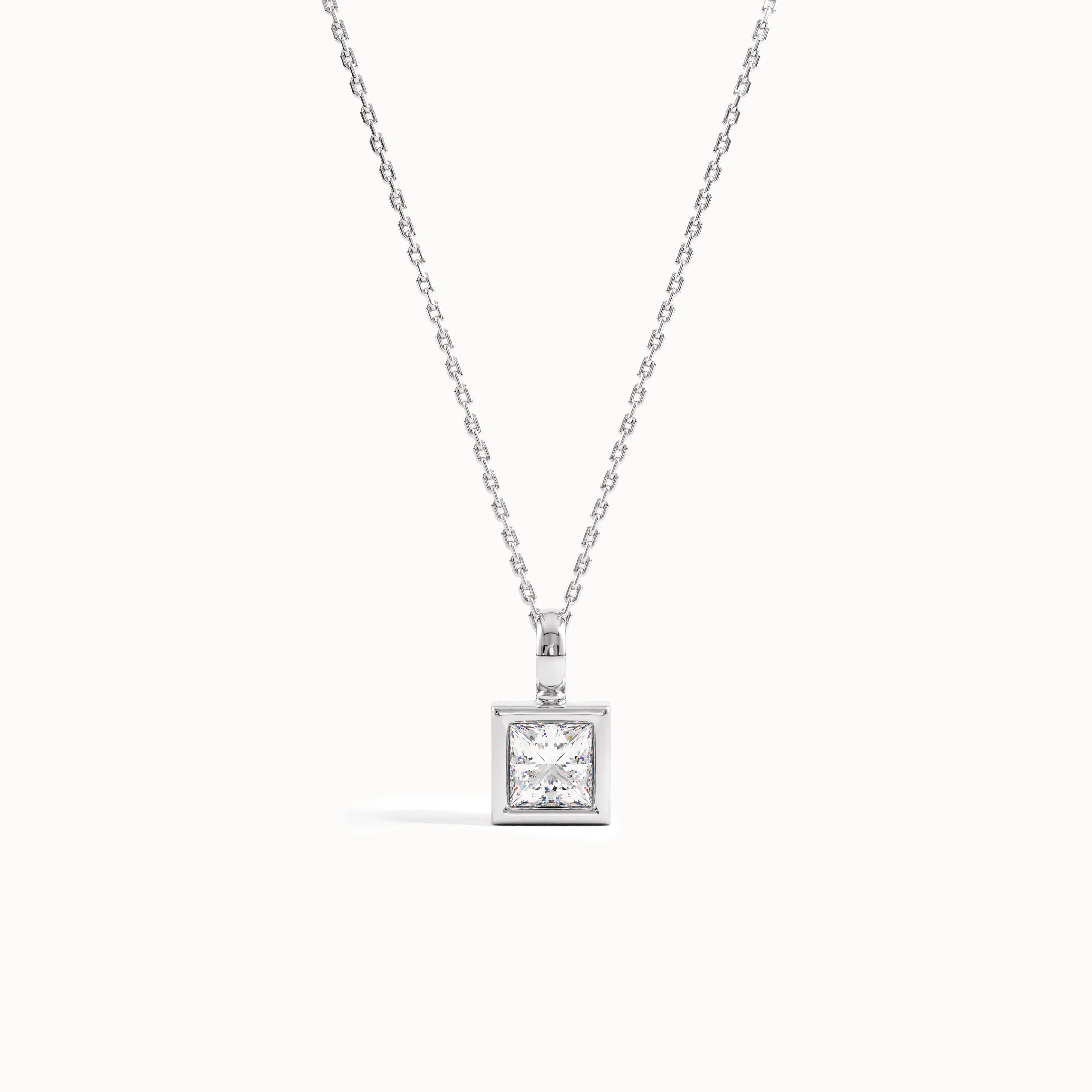 Princess Solitaire Necklace My Store